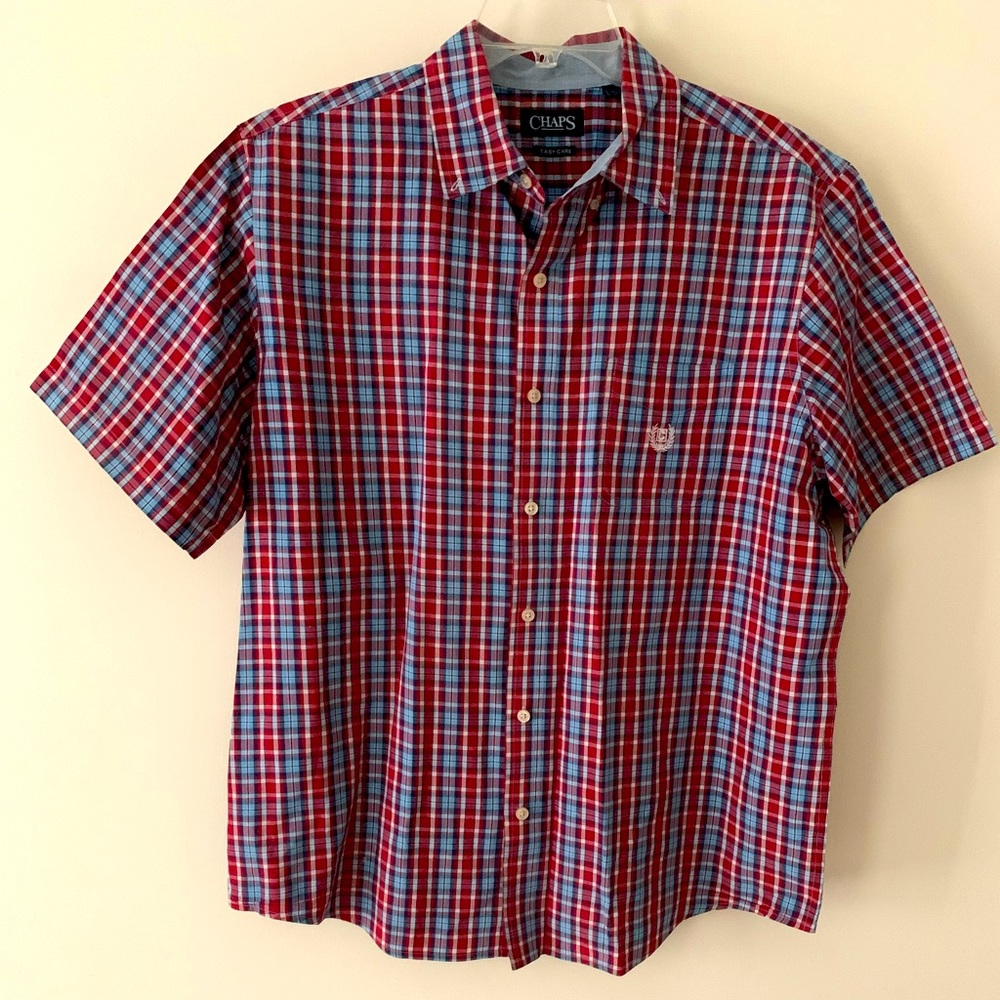 Chaps Button Down Men Shirt XL